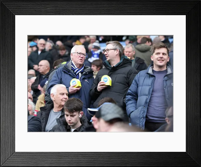 Framed Print : Brighton and Hove Albion v Crystal Palace Premier League 08FEB26