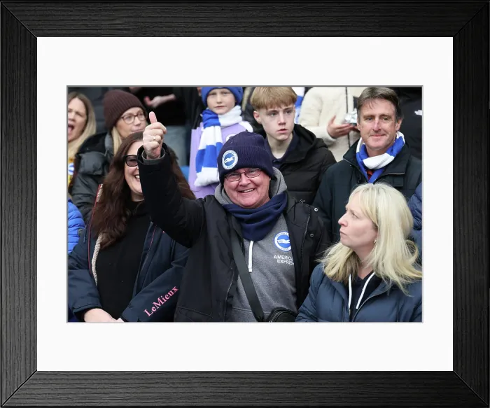 Framed Print : Brighton and Hove Albion v Crystal Palace Premier League 08FEB26 Framed Print : Brighton and Hove Albion v Crystal Palace Premier League 08FEB26