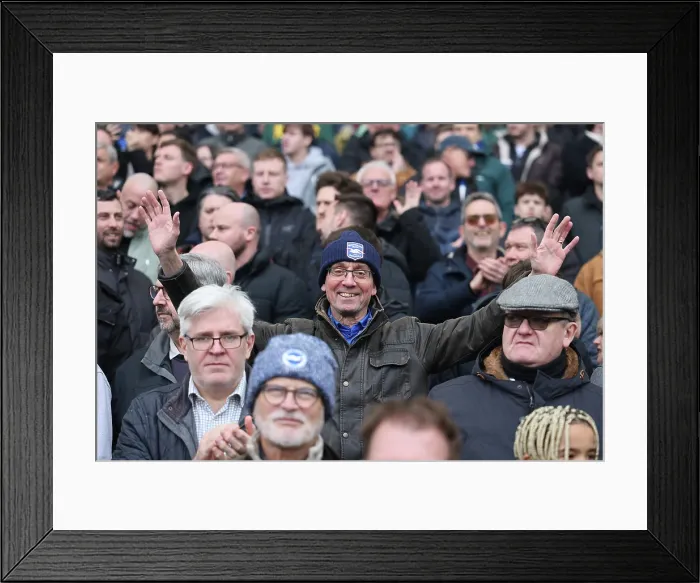 Framed Print : Brighton and Hove Albion v Crystal Palace Premier League 08FEB26 Framed Print : Brighton and Hove Albion v Crystal Palace Premier League 08FEB26