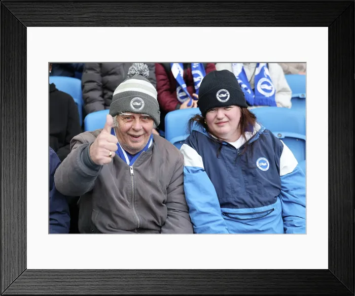 Framed Print : Brighton and Hove Albion v Crystal Palace Premier League 08FEB26 Framed Print : Brighton and Hove Albion v Crystal Palace Premier League 08FEB26