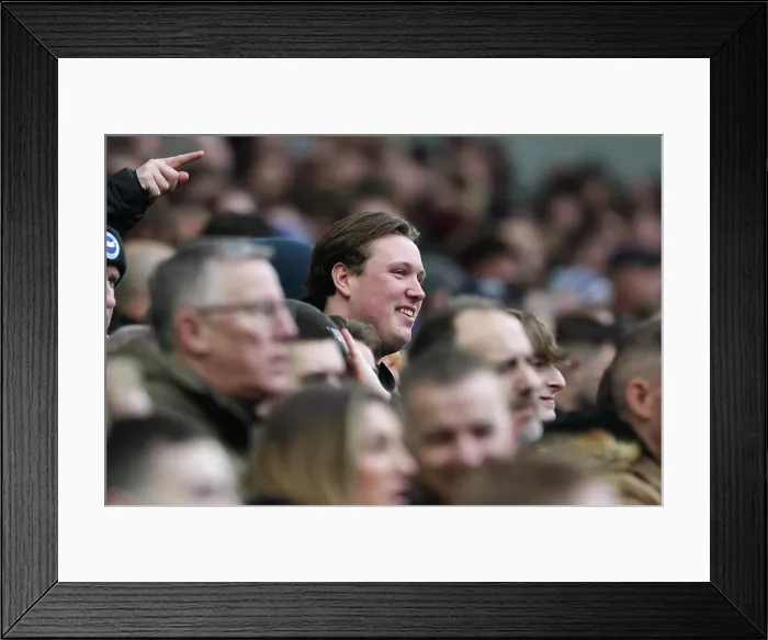 Framed Print : Brighton and Hove Albion v Crystal Palace Premier League 08FEB26 Framed Print : Brighton and Hove Albion v Crystal Palace Premier League 08FEB26