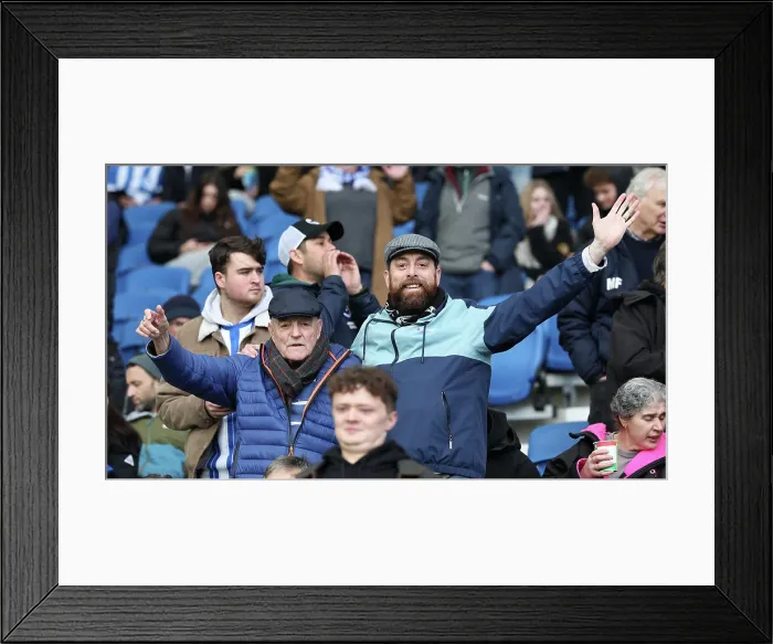 Framed Print : Brighton and Hove Albion v Crystal Palace Premier League 08FEB26