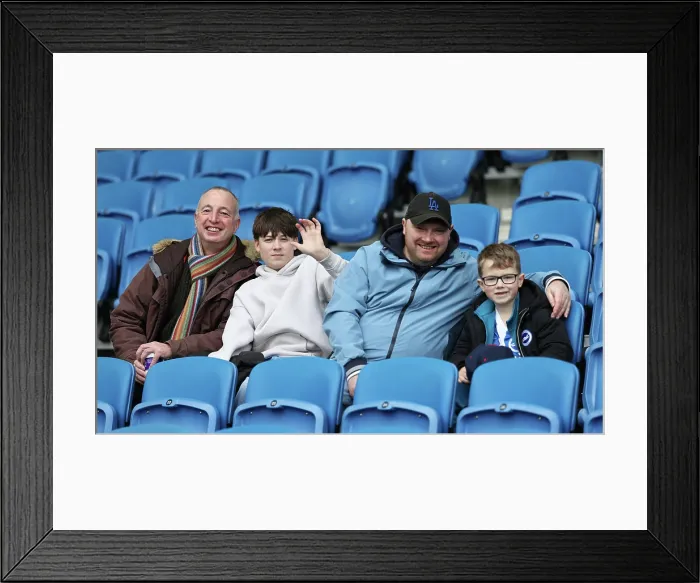 Framed Print : Brighton and Hove Albion v Crystal Palace Premier League 08FEB26 Framed Print : Brighton and Hove Albion v Crystal Palace Premier League 08FEB26