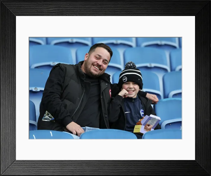 Framed Print : Brighton and Hove Albion v Crystal Palace Premier League 08FEB26 Framed Print : Brighton and Hove Albion v Crystal Palace Premier League 08FEB26