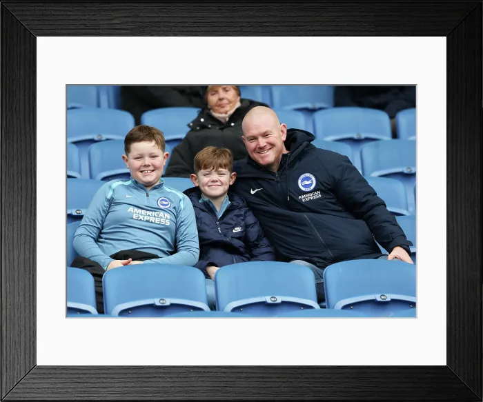 Framed Print : Brighton and Hove Albion v Crystal Palace Premier League 08FEB26 Framed Print : Brighton and Hove Albion v Crystal Palace Premier League 08FEB26