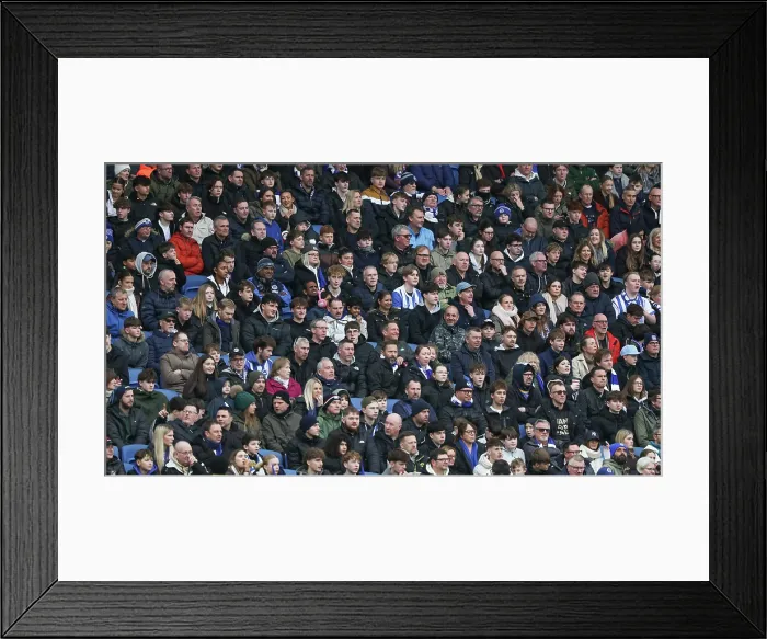 Framed Print : Brighton and Hove Albion v Crystal Palace Premier League 08FEB26 Framed Print : Brighton and Hove Albion v Crystal Palace Premier League 08FEB26