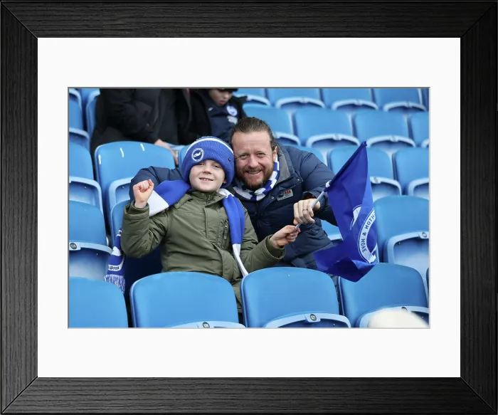 Framed Print : Brighton and Hove Albion v Crystal Palace Premier League 08FEB26 Framed Print : Brighton and Hove Albion v Crystal Palace Premier League 08FEB26
