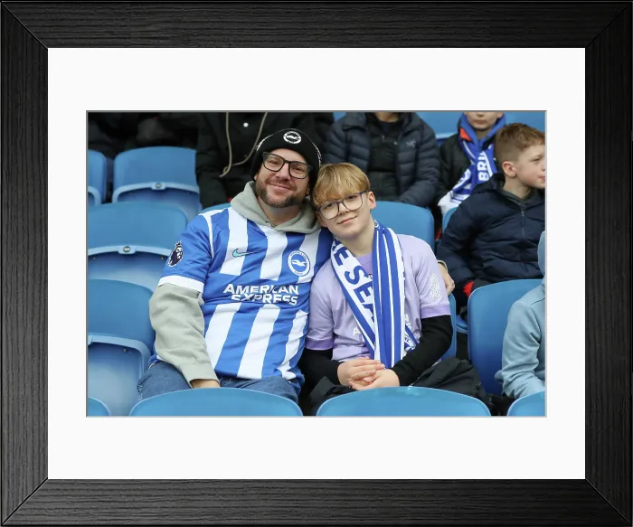 Framed Print : Brighton and Hove Albion v Crystal Palace Premier League 08FEB26 Framed Print : Brighton and Hove Albion v Crystal Palace Premier League 08FEB26
