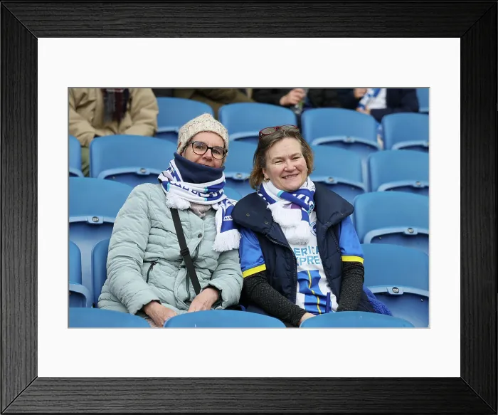 Framed Print : Brighton and Hove Albion v Crystal Palace Premier League 08FEB26 Framed Print : Brighton and Hove Albion v Crystal Palace Premier League 08FEB26