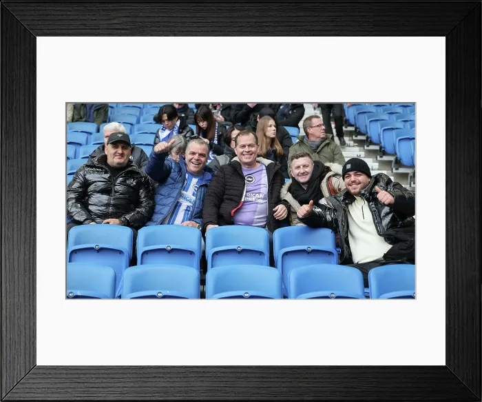 Framed Print : Brighton and Hove Albion v Crystal Palace Premier League 08FEB26 Framed Print : Brighton and Hove Albion v Crystal Palace Premier League 08FEB26