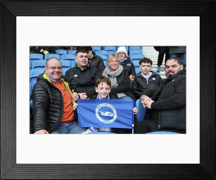 Framed Print : Brighton and Hove Albion v Crystal Palace Premier League 08FEB26 Framed Print : Brighton and Hove Albion v Crystal Palace Premier League 08FEB26