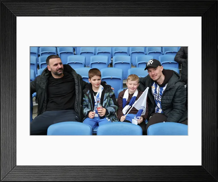 Framed Print : Brighton and Hove Albion v Crystal Palace Premier League 08FEB26 Framed Print : Brighton and Hove Albion v Crystal Palace Premier League 08FEB26
