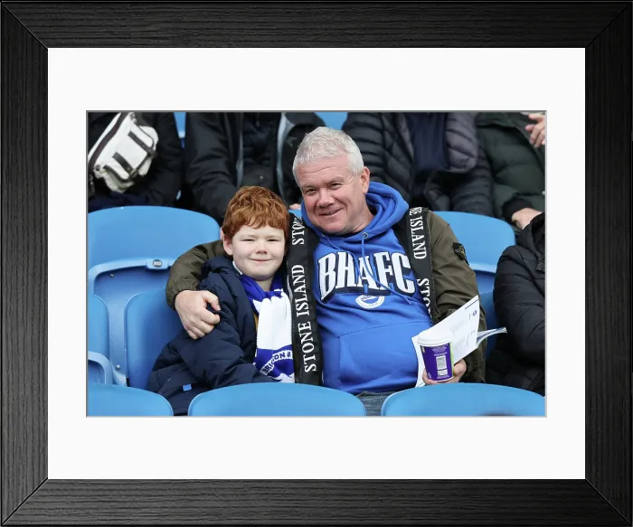 Framed Print : Brighton and Hove Albion v Crystal Palace Premier League 08FEB26 Framed Print : Brighton and Hove Albion v Crystal Palace Premier League 08FEB26