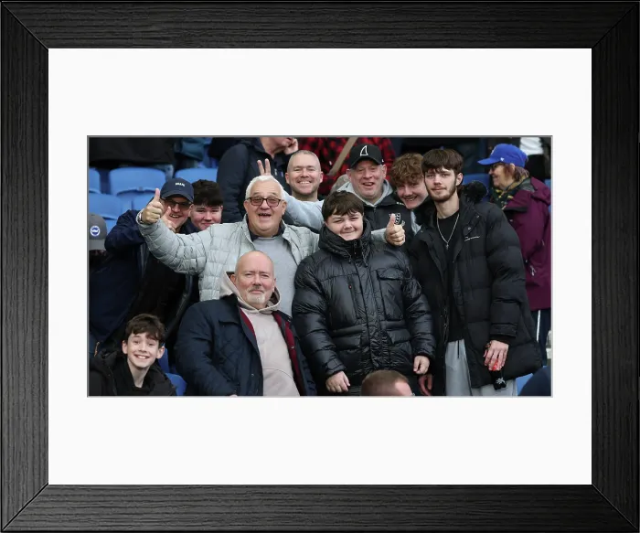 Framed Print : Brighton and Hove Albion v Crystal Palace Premier League 08FEB26 Framed Print : Brighton and Hove Albion v Crystal Palace Premier League 08FEB26