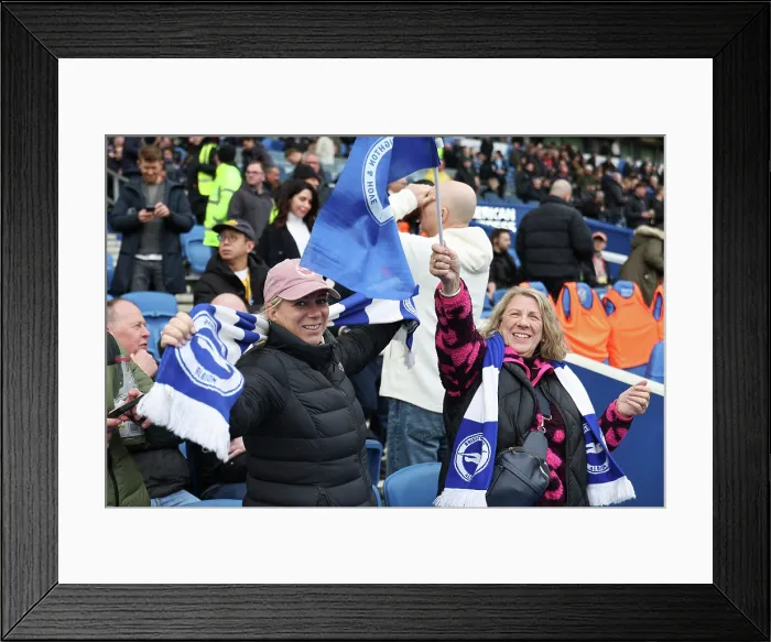 Framed Print : Brighton and Hove Albion v Crystal Palace Premier League 08FEB26 Framed Print : Brighton and Hove Albion v Crystal Palace Premier League 08FEB26