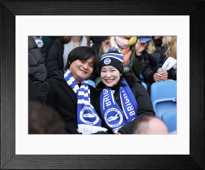 Framed Print : Brighton and Hove Albion v Crystal Palace Premier League 08FEB26 Framed Print : Brighton and Hove Albion v Crystal Palace Premier League 08FEB26