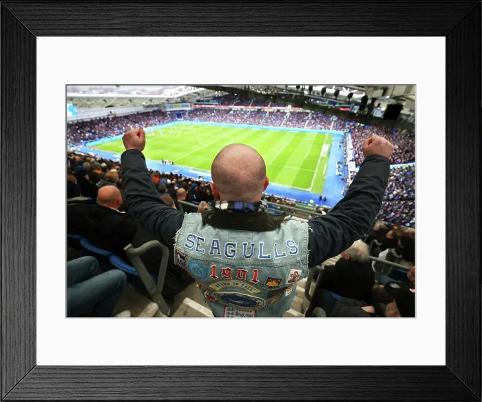 Framed Print : Brighton and Hove Albion v Crystal Palace Premier League 08FEB26 Framed Print : Brighton and Hove Albion v Crystal Palace Premier League 08FEB26