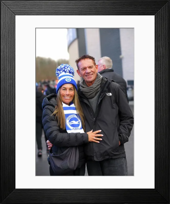 Framed Print : Brighton and Hove Albion v Crystal Palace Premier League 08FEB26 Framed Print : Brighton and Hove Albion v Crystal Palace Premier League 08FEB26