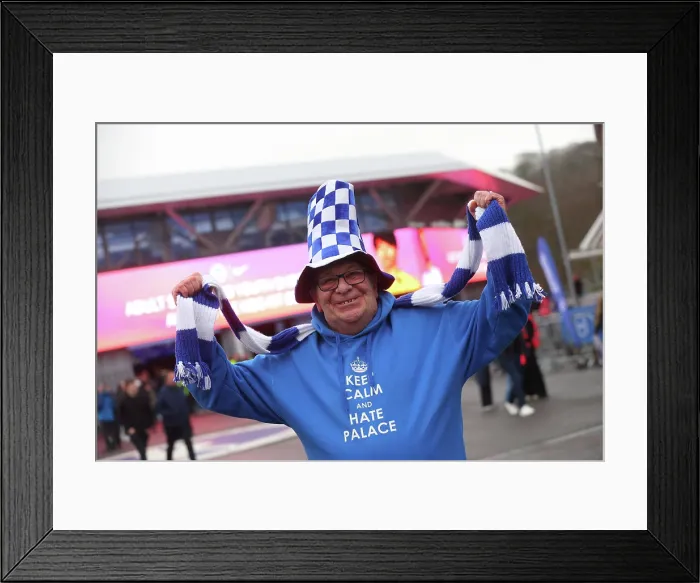 Framed Print : Brighton and Hove Albion v Crystal Palace Premier League 08FEB26 Framed Print : Brighton and Hove Albion v Crystal Palace Premier League 08FEB26