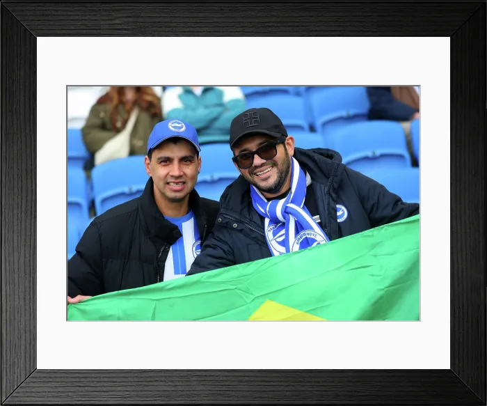 Framed Print : Brighton and Hove Albion v Crystal Palace Premier League 08FEB26 Framed Print : Brighton and Hove Albion v Crystal Palace Premier League 08FEB26