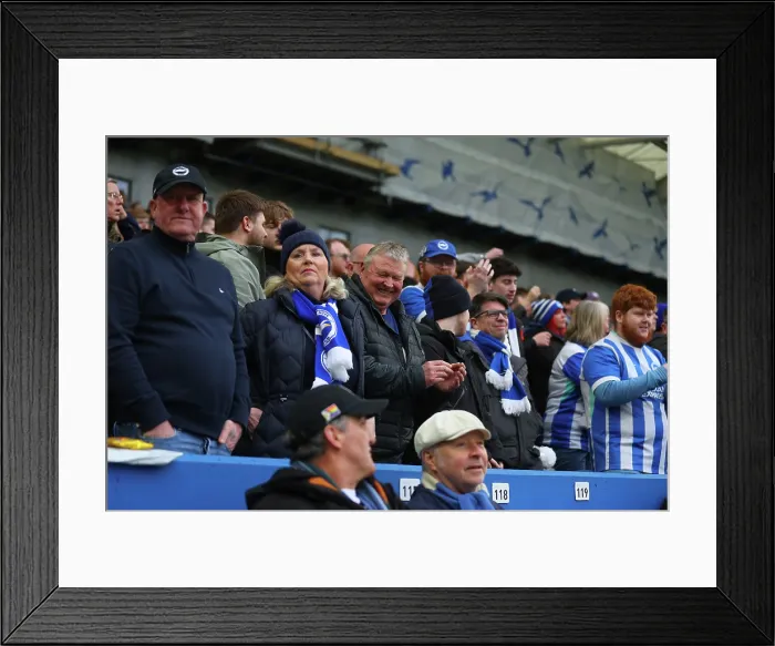 Framed Print : Brighton and Hove Albion v Crystal Palace Premier League 08FEB26 Framed Print : Brighton and Hove Albion v Crystal Palace Premier League 08FEB26