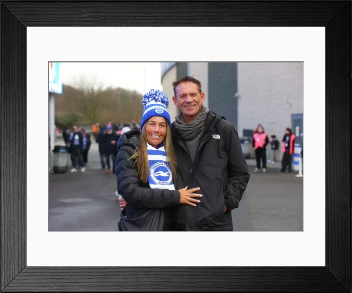 Framed Print : Brighton and Hove Albion v Crystal Palace Premier League 08FEB26 Framed Print : Brighton and Hove Albion v Crystal Palace Premier League 08FEB26