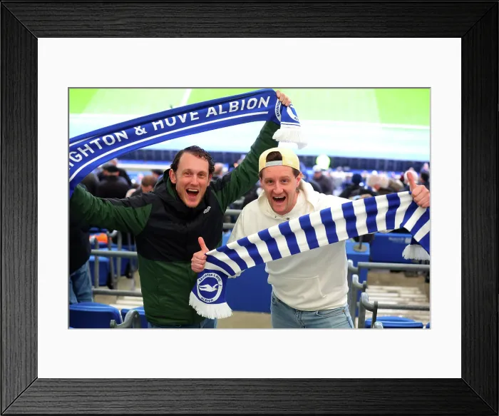 Framed Print : Brighton and Hove Albion v Crystal Palace Premier League 08FEB26 Framed Print : Brighton and Hove Albion v Crystal Palace Premier League 08FEB26