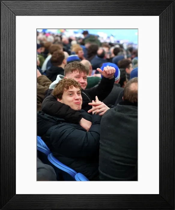 Framed Print : Brighton and Hove Albion v Crystal Palace Premier League 08FEB26 Framed Print : Brighton and Hove Albion v Crystal Palace Premier League 08FEB26