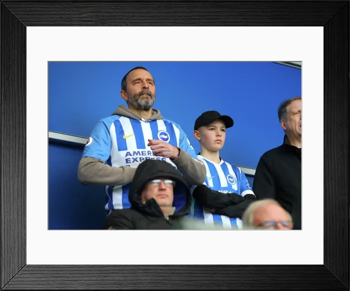 Framed Print : Brighton and Hove Albion v Crystal Palace Premier League 08FEB26 Framed Print : Brighton and Hove Albion v Crystal Palace Premier League 08FEB26