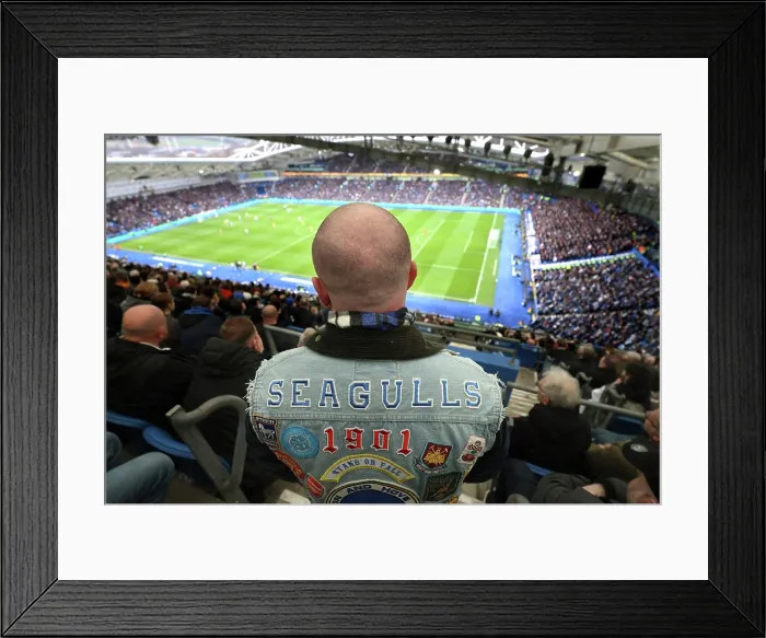 Framed Print : Brighton and Hove Albion v Crystal Palace Premier League 08FEB26 Framed Print : Brighton and Hove Albion v Crystal Palace Premier League 08FEB26