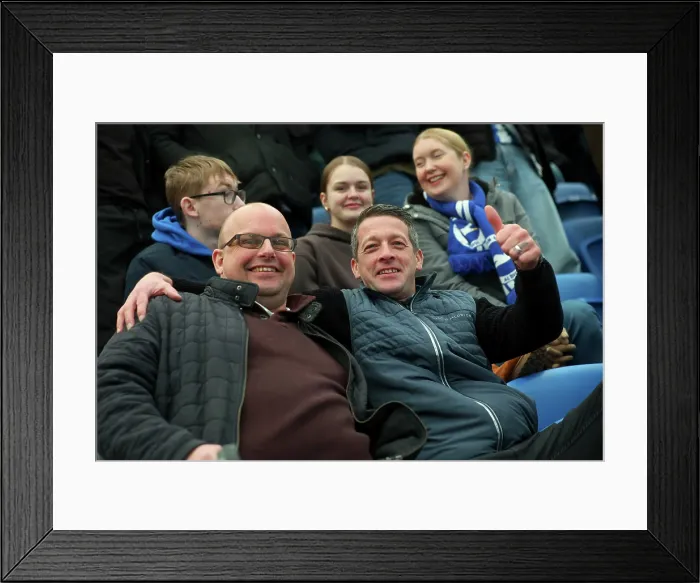 Framed Print : Brighton and Hove Albion v Crystal Palace Premier League 08FEB26 Framed Print : Brighton and Hove Albion v Crystal Palace Premier League 08FEB26