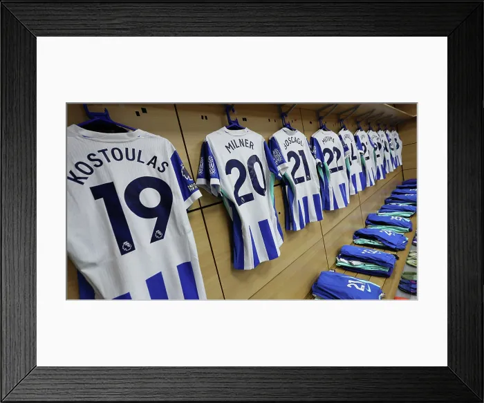 Framed Print : Aston Villa v Brighton and Hove Albion Premier League 11FEB26 Framed Print : Aston Villa v Brighton and Hove Albion Premier League 11FEB26