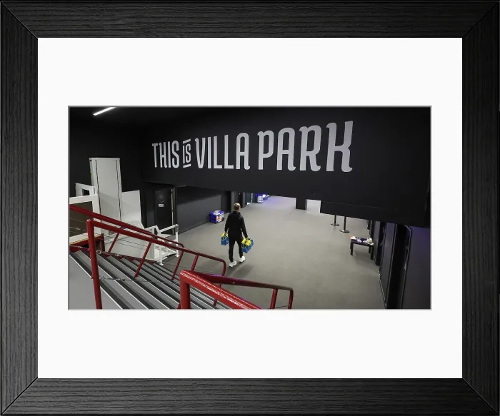 Framed Print : Aston Villa v Brighton and Hove Albion Premier League 11FEB26 Framed Print : Aston Villa v Brighton and Hove Albion Premier League 11FEB26