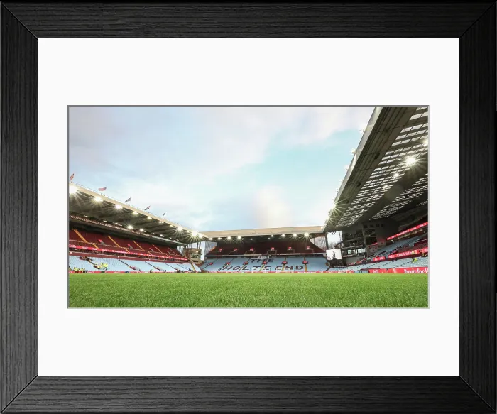 Framed Print : Aston Villa v Brighton and Hove Albion Premier League 11FEB26 Framed Print : Aston Villa v Brighton and Hove Albion Premier League 11FEB26