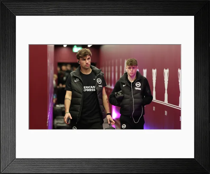 Framed Print : Aston Villa v Brighton and Hove Albion Premier League 11FEB26 Framed Print : Aston Villa v Brighton and Hove Albion Premier League 11FEB26