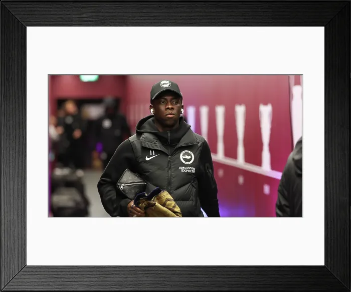 Framed Print : Aston Villa v Brighton and Hove Albion Premier League 11FEB26