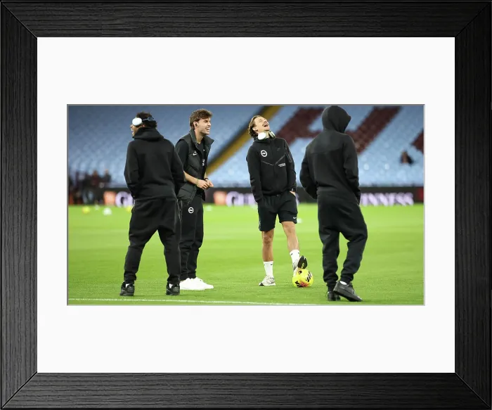 Framed Print : Aston Villa v Brighton and Hove Albion Premier League 11FEB26 Framed Print : Aston Villa v Brighton and Hove Albion Premier League 11FEB26