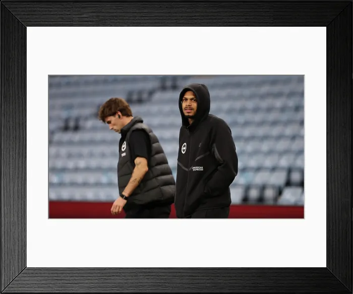 Framed Print : Aston Villa v Brighton and Hove Albion Premier League 11FEB26 Framed Print : Aston Villa v Brighton and Hove Albion Premier League 11FEB26