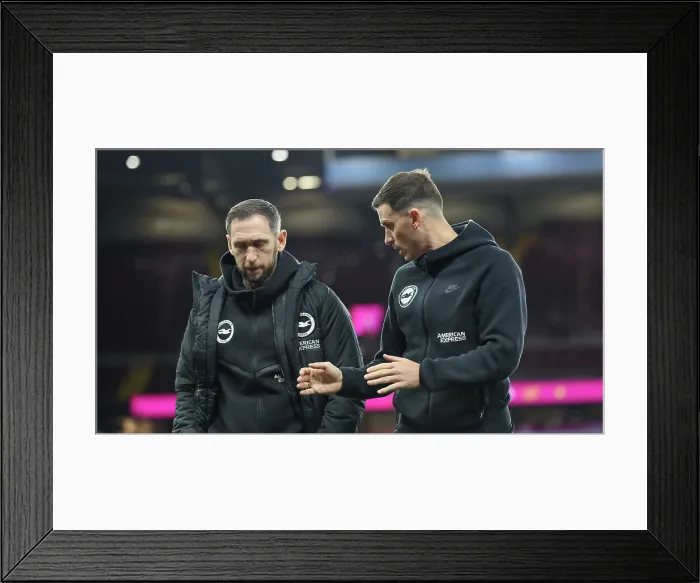Framed Print : Aston Villa v Brighton and Hove Albion Premier League 11FEB26 Framed Print : Aston Villa v Brighton and Hove Albion Premier League 11FEB26