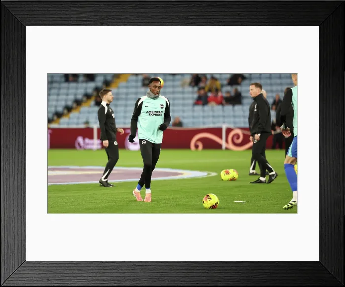 Framed Print : Aston Villa v Brighton and Hove Albion Premier League 11FEB26 Framed Print : Aston Villa v Brighton and Hove Albion Premier League 11FEB26