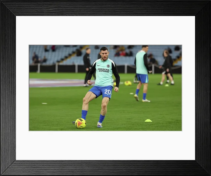 Framed Print : Aston Villa v Brighton and Hove Albion Premier League 11FEB26 Framed Print : Aston Villa v Brighton and Hove Albion Premier League 11FEB26