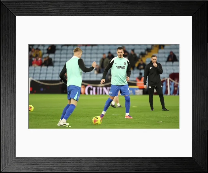 Framed Print : Aston Villa v Brighton and Hove Albion Premier League 11FEB26 Framed Print : Aston Villa v Brighton and Hove Albion Premier League 11FEB26