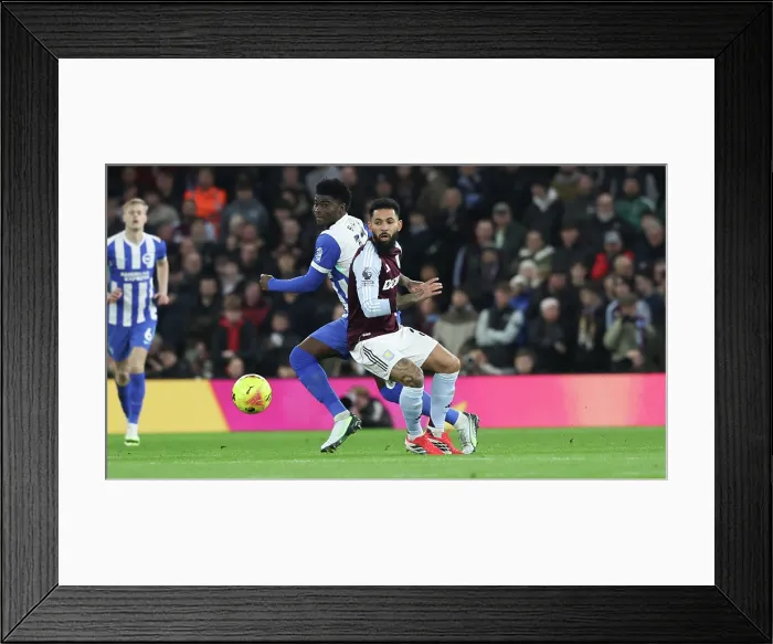 Framed Print : Aston Villa v Brighton and Hove Albion Premier League 11FEB26