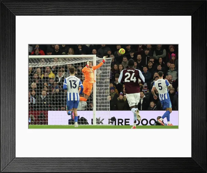Framed Print : Aston Villa v Brighton and Hove Albion Premier League 11FEB26