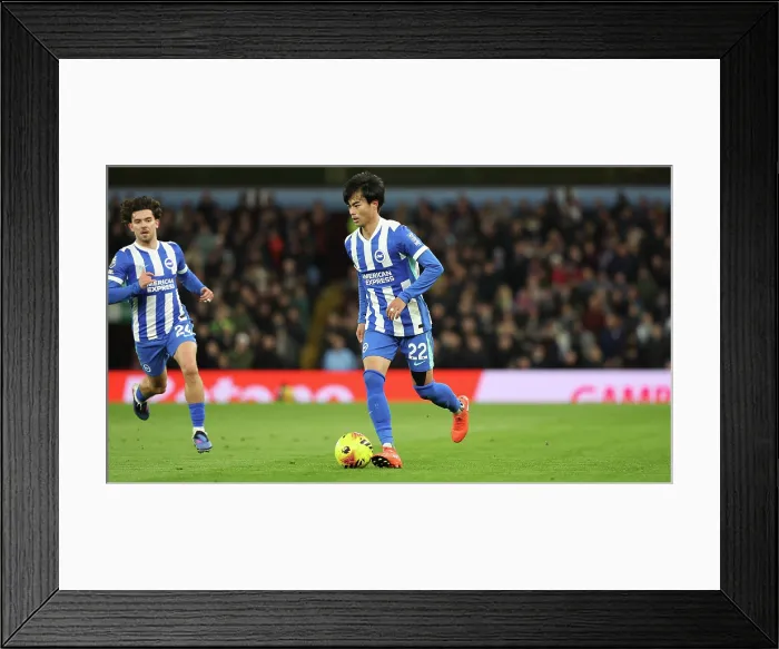 Framed Print : Aston Villa v Brighton and Hove Albion Premier League 11FEB26 Framed Print : Aston Villa v Brighton and Hove Albion Premier League 11FEB26