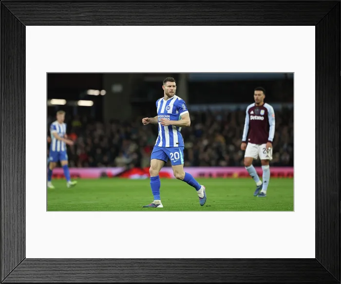 Framed Print : Aston Villa v Brighton and Hove Albion Premier League 11FEB26 Framed Print : Aston Villa v Brighton and Hove Albion Premier League 11FEB26