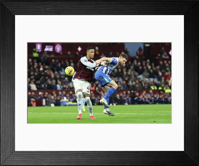 Framed Print : Aston Villa v Brighton and Hove Albion Premier League 11FEB26 Framed Print : Aston Villa v Brighton and Hove Albion Premier League 11FEB26