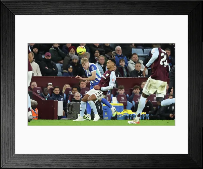 Framed Print : Aston Villa v Brighton and Hove Albion Premier League 11FEB26 Framed Print : Aston Villa v Brighton and Hove Albion Premier League 11FEB26