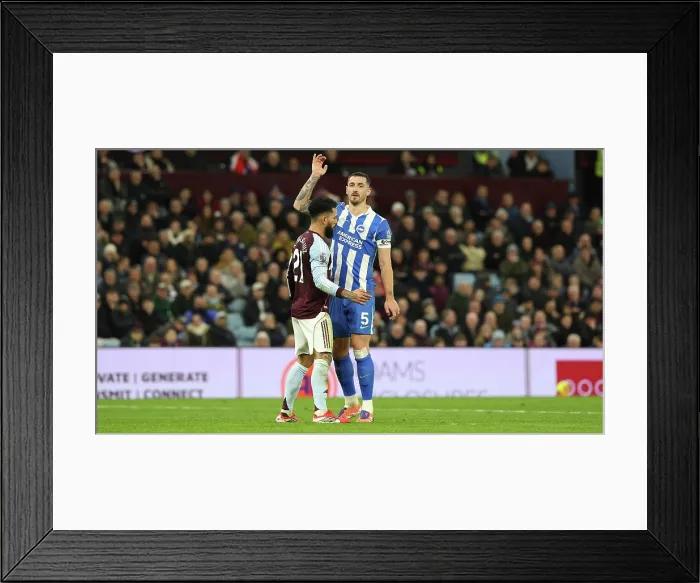Framed Print : Aston Villa v Brighton and Hove Albion Premier League 11FEB26 Framed Print : Aston Villa v Brighton and Hove Albion Premier League 11FEB26
