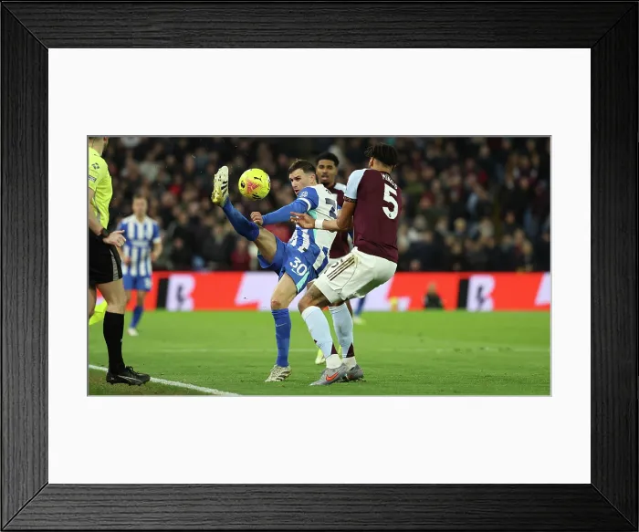 Framed Print : Aston Villa v Brighton and Hove Albion Premier League 11FEB26 Framed Print : Aston Villa v Brighton and Hove Albion Premier League 11FEB26